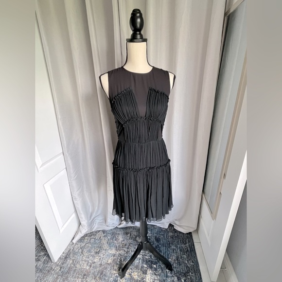 Cynthia Steffe Pleated Silk Dress - Picture 1 of 5